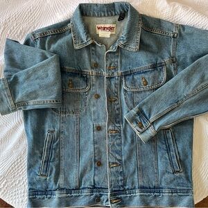 Vintage Wrangler Jacket Rugged Wear Denim Jeans Outdoor Men’s Medium